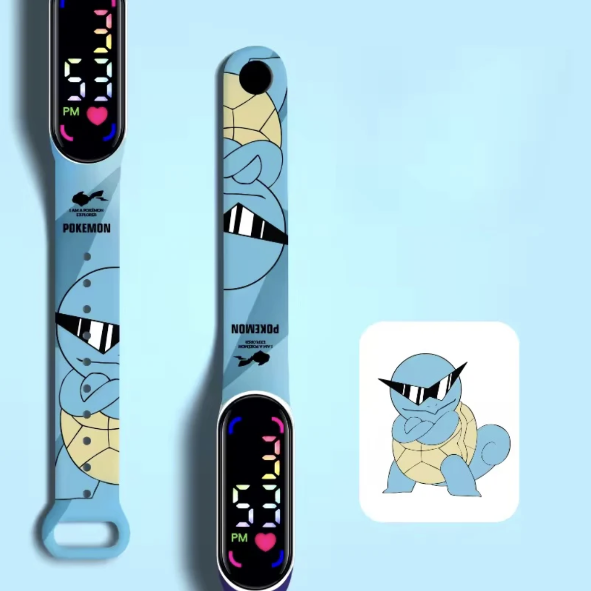 Montre digitale Carapuce Pokemon