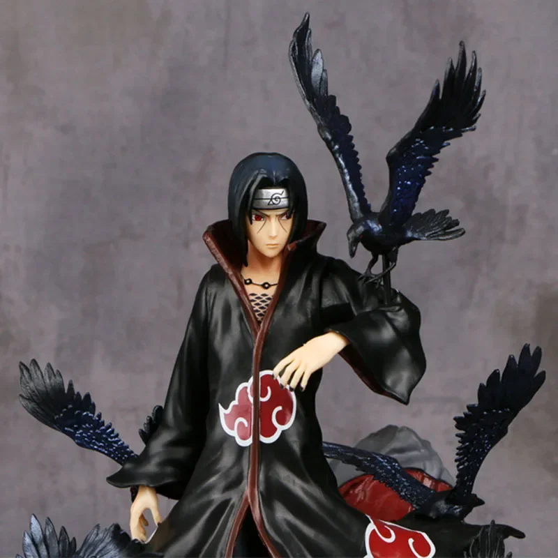 Figurine Uchiha Itachi avec corbeaux (25cm) – Image 2