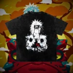 T-shirt Naruto – Design Épique Jiraiya, Pain et Naruto