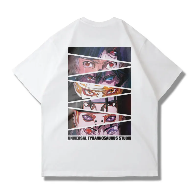 T-shirt Naruto – Design Dojutsu Iconique (Sharingan & Rinnegan) – Image 7