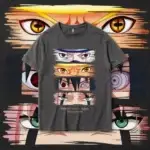 T-Shirt Naruto Shippuden - Team 7 "Legends Eyes" (Naruto, Sasuke, Sakura, Kakashi)