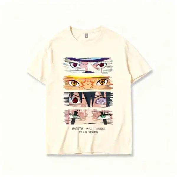 T-shirt Naruto Uzumaki, Equipe 7 Naruto, Sasuke Uchiha