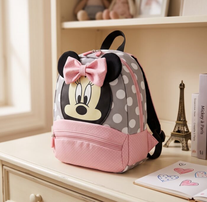 Sac à dos Minnie rentrée scolaire fille rose
