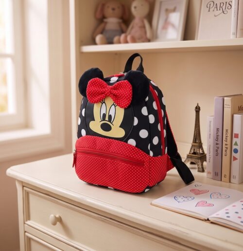 Sac à Dos Maternelle Minnie Mouse – Premier Sac d'École & Crèche – Image 4