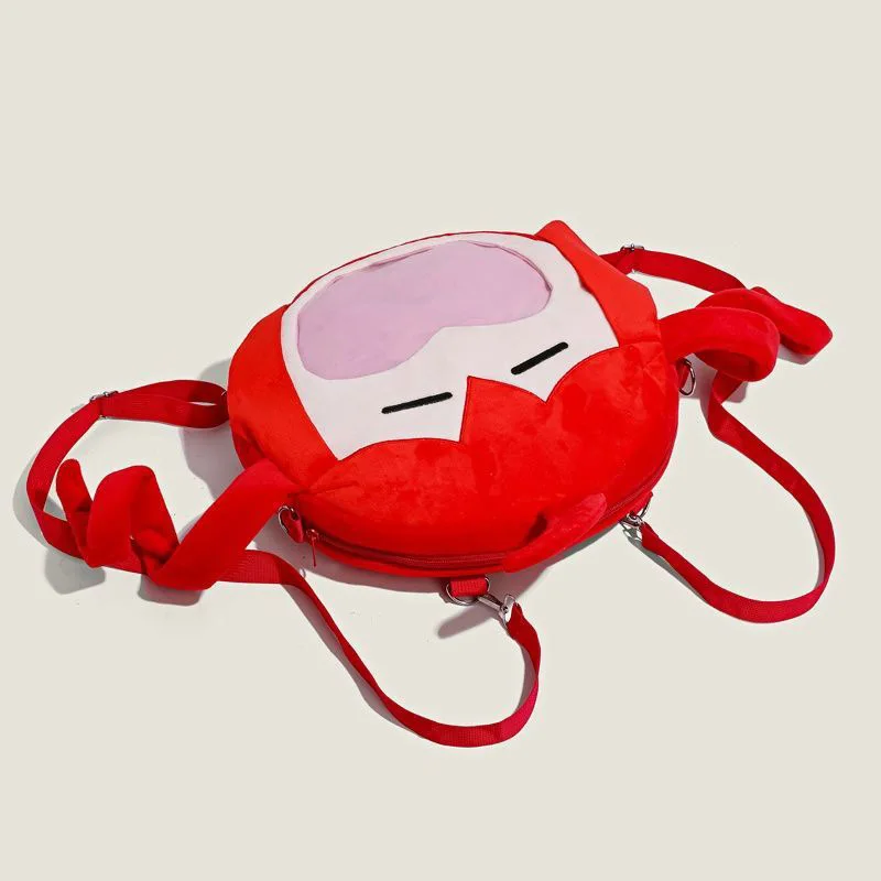 Anime Kasane Teto Cosplay sac à dos Kawaii en peluche épaules sac Transparent sac à dos accessoires accessoire cadeau rouge – Image 3