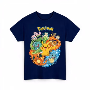 T-shirt Pokémon en coton pour enfants et parents