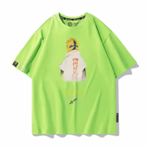 T-shirt Vert Naruto - Minato Namikaze Édition Dos