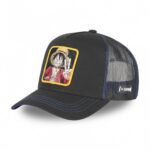 Casquette Trucker One Piece Luffy Snapback Noir