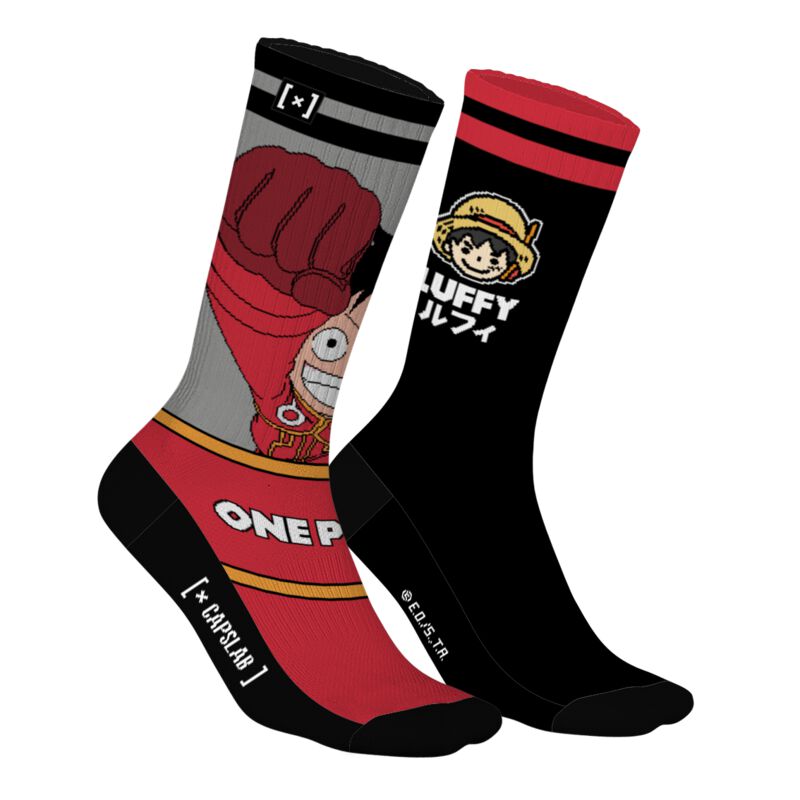 Chaussettes Capslab Luffy One Piece multicolores