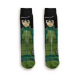 Chaussettes Naruto Rock Lee design vert et blanc