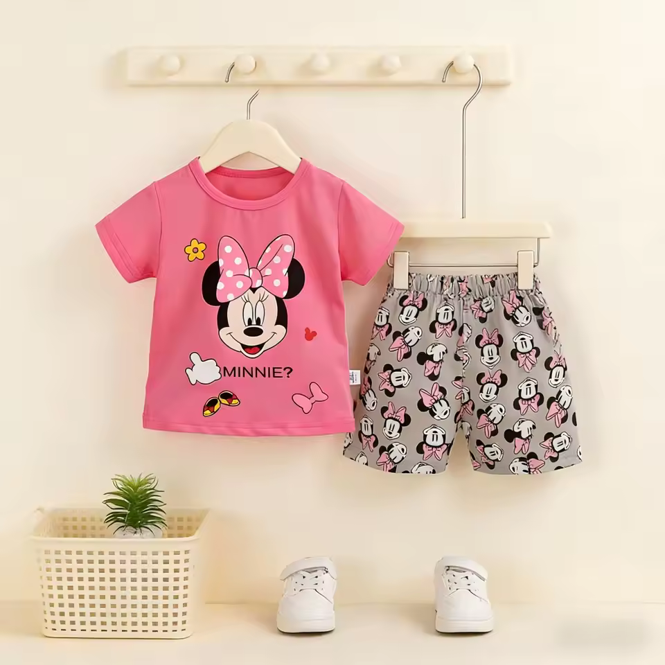 Ensemble d'été T-shirt et Short Bob l'éponge pour enfant