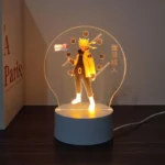 Lampe Naruto Rikudo en verre pour décoration manga