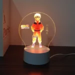 Lampe Naruto Shippuden design verre 20x10cm