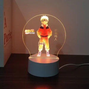 Lampe Naruto Shippuden design verre 20x10cm
