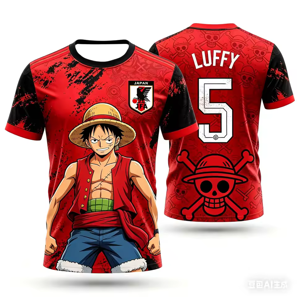 Maillot de football unisexe One Piece imprimé double face