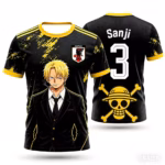 Maillot de football unisexe imprimé double face One Piece