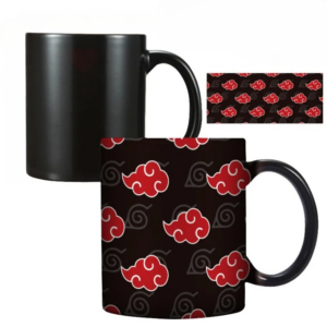 Mug Naruto Nuage Akatsuki avec motif de nuage rouge