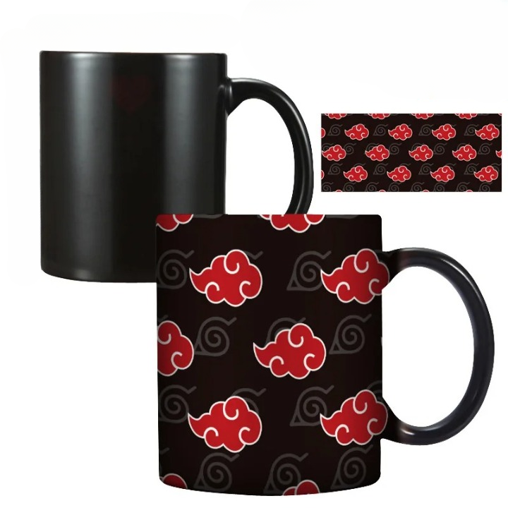 Mug Naruto Nuage Akatsuki avec motif de nuage rouge