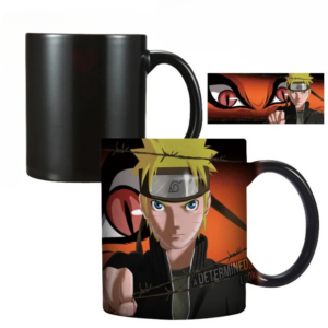 Mug Naruto pour petit-déjeuner en céramique avec symbole Konoha