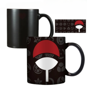 Mug Naruto Uchiha aux couleurs du clan de l'anime Naruto