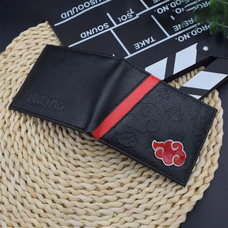Porte-Monnaie Naruto Akatsuki design nuage rouge