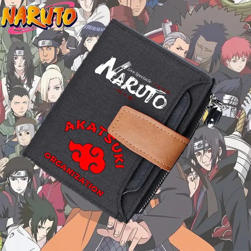 Porte-Monnaie Naruto avec Rangements en flanelle
