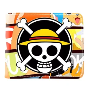 Porte-Monnaie One Piece Logo Équipage - Mugiwara et Monkey D. Luffy