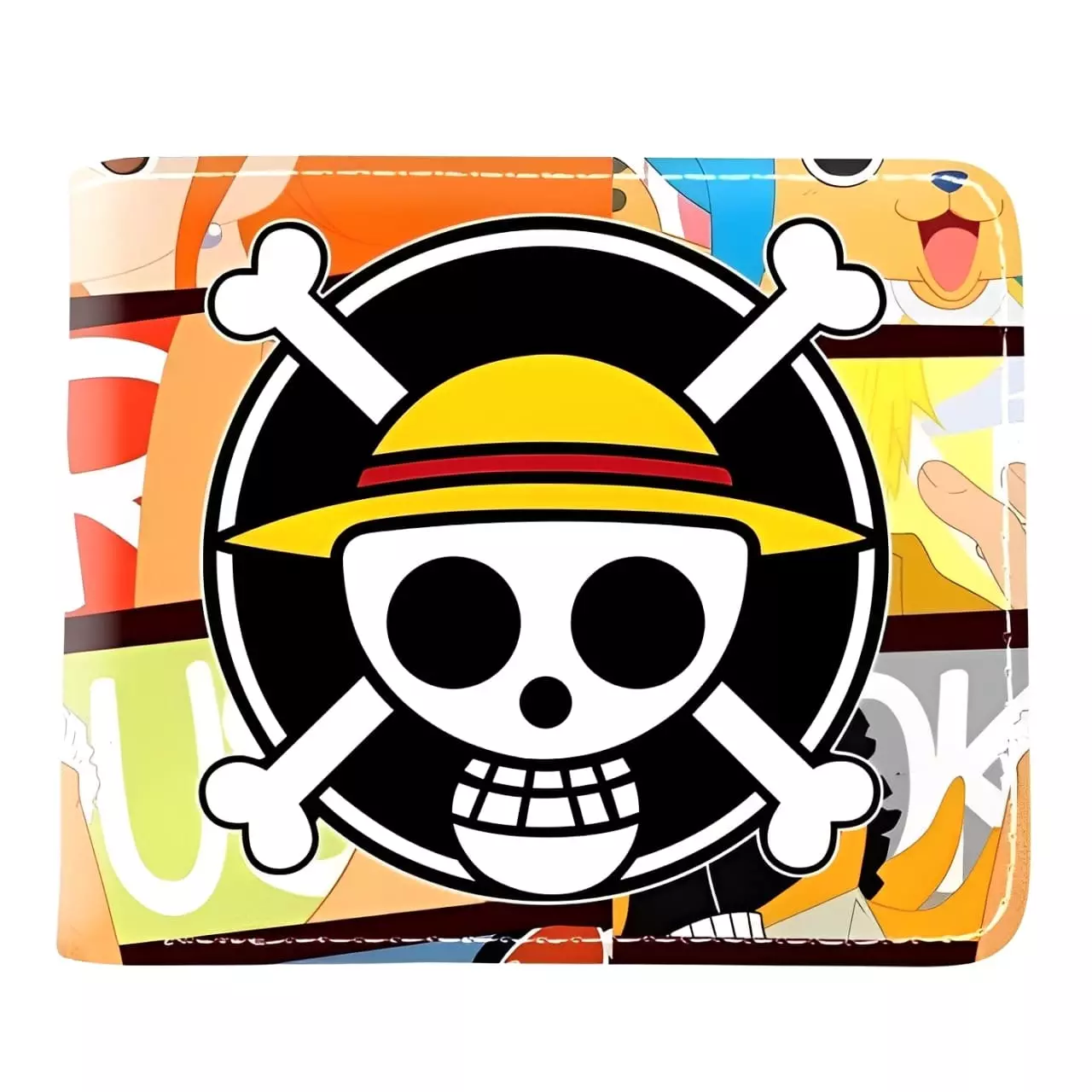 Porte-Monnaie One Piece Logo Équipage - Mugiwara et Monkey D. Luffy