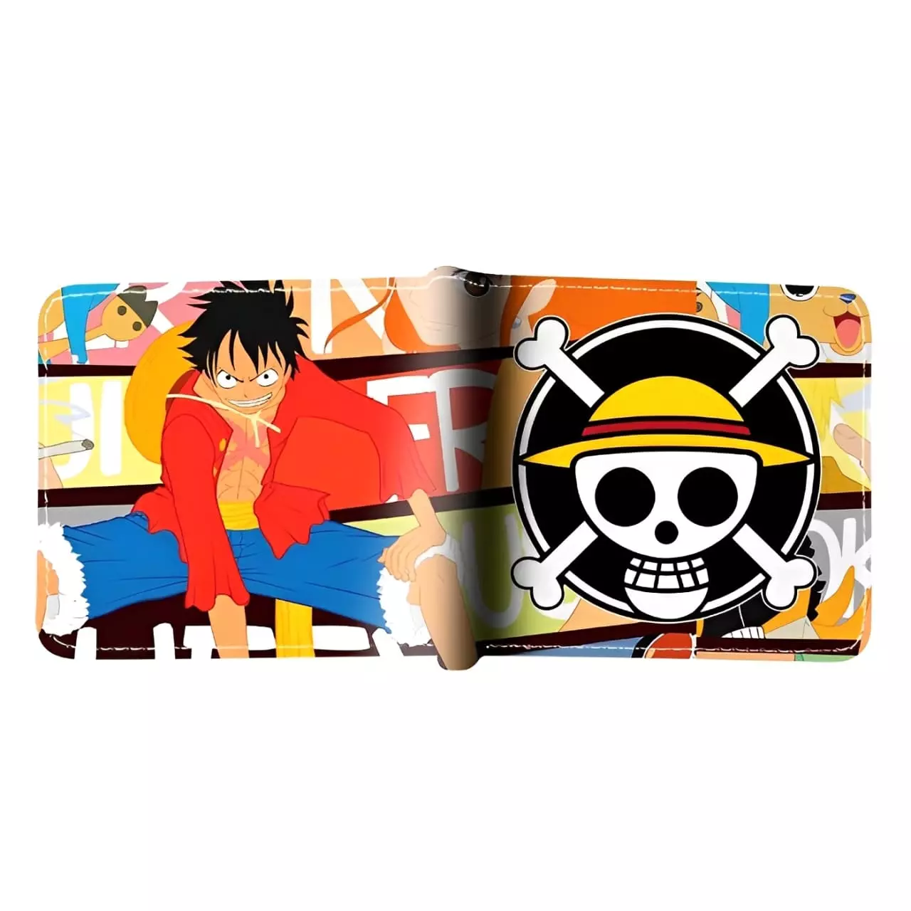 Porte-Monnaie One Piece Logo Équipage - Mugiwara et Monkey D. Luffy – Image 2