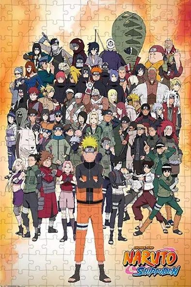 Puzzle 35 Pièces Naruto Personnages
