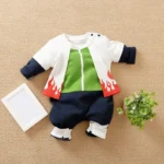 Pyjama Naruto Troisième Hokage pour Bébé en flanelle douce