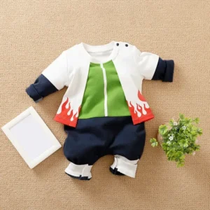 Pyjama Naruto Troisième Hokage pour Bébé en flanelle douce