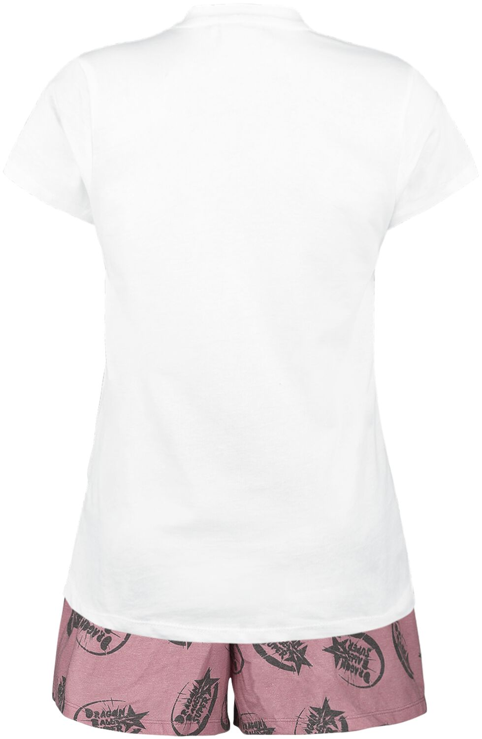 Pyjama Dragon Ball Super Androids blanc et rose - vue 2