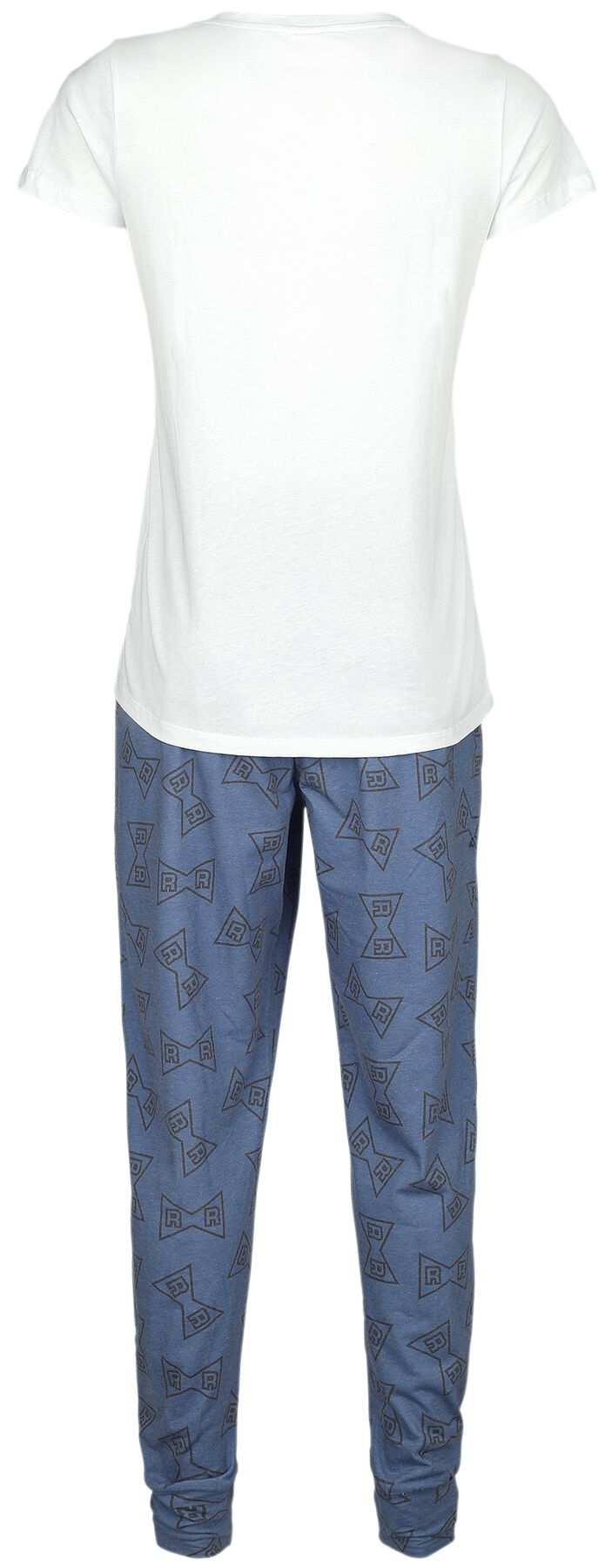 Pyjama Dragon Ball Z Android 17 blanc et bleu - vue 2