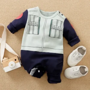 Pyjama Naruto Kakashi pour Bébé en flanelle douce