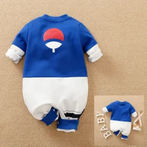 Pyjama Naruto Uchiha pour Bébé en flanelle douce