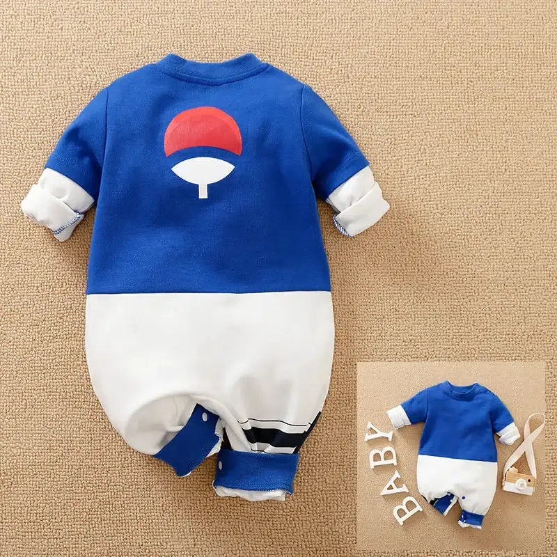 Pyjama Naruto Uchiha pour Bébé en flanelle douce