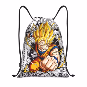 Sac à dos à cordon Goku SSJ2 Dragon Ball Z pour le sport et le quotidien