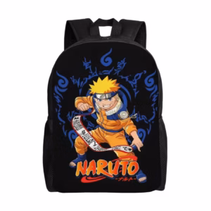 Sac à dos Naruto Sasuke Uchiha avec design parchemin