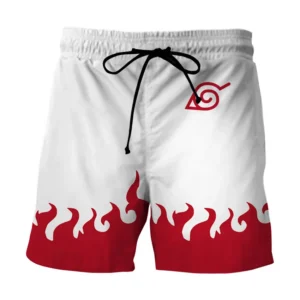 Short de Bain Blanc Naruto - Vue principale