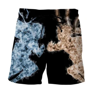 Short de Bain Manga Naruto design Konoha