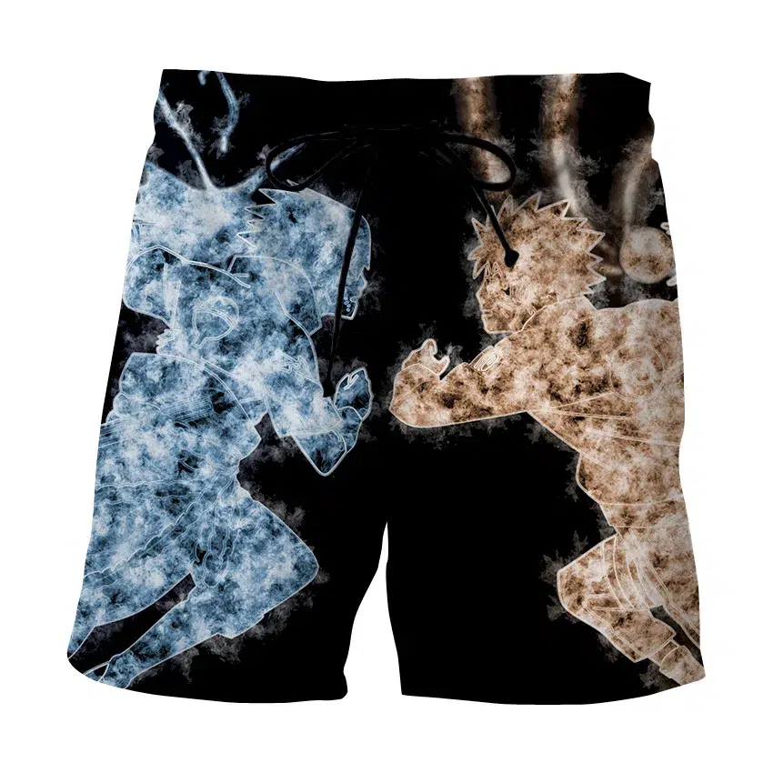 Short de Bain Manga Naruto design Konoha