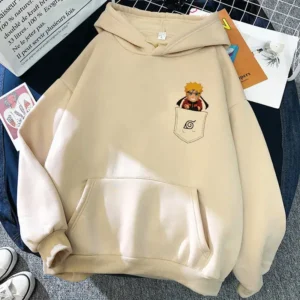 Sweat Naruto Konoha avec le symbole du village - vue 2