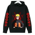 Sweat Naruto Uzumaki couleur principale pour enfant fan de manga