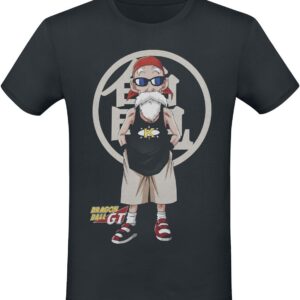 T-shirt noir Dragon Ball GT manches courtes face avant