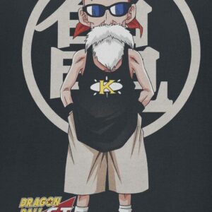 T-shirt noir Dragon Ball GT manches courtes face avant - vue 2