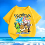 T-shirt Pokémon Évoli en pur coton pour enfants