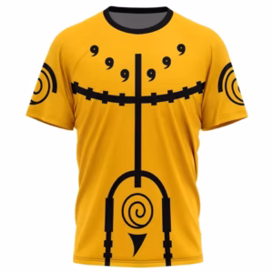 T-shirt jaune Naruto Rikudo Sennin streetwear