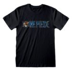 T-shirt noir One Piece Logo pour homme
