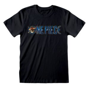 T-shirt noir One Piece Logo pour homme